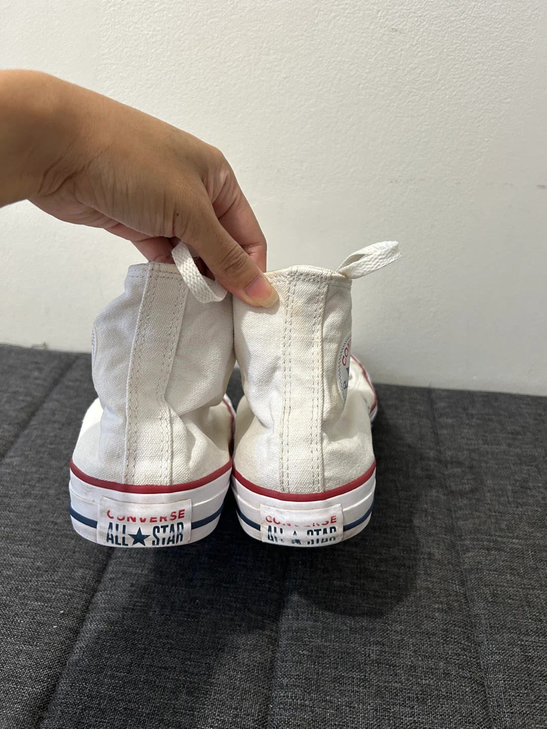 White Converse All Star High-Top Sneakers - photo 4