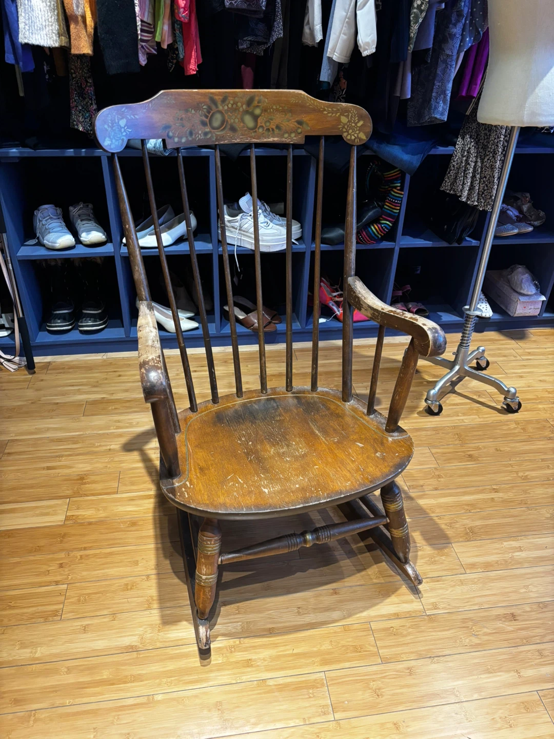 Vintage Wooden Rocking Chair