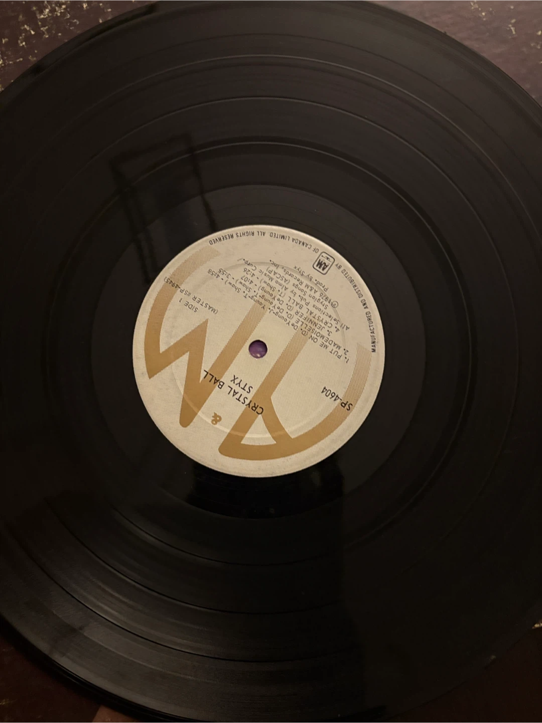 Styx Crystal Ball Vinyl Record - photo 4