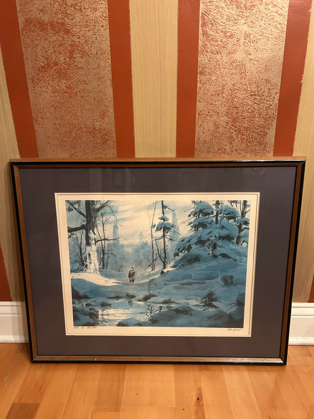Tom Lynch Home for Christmas Framed Print