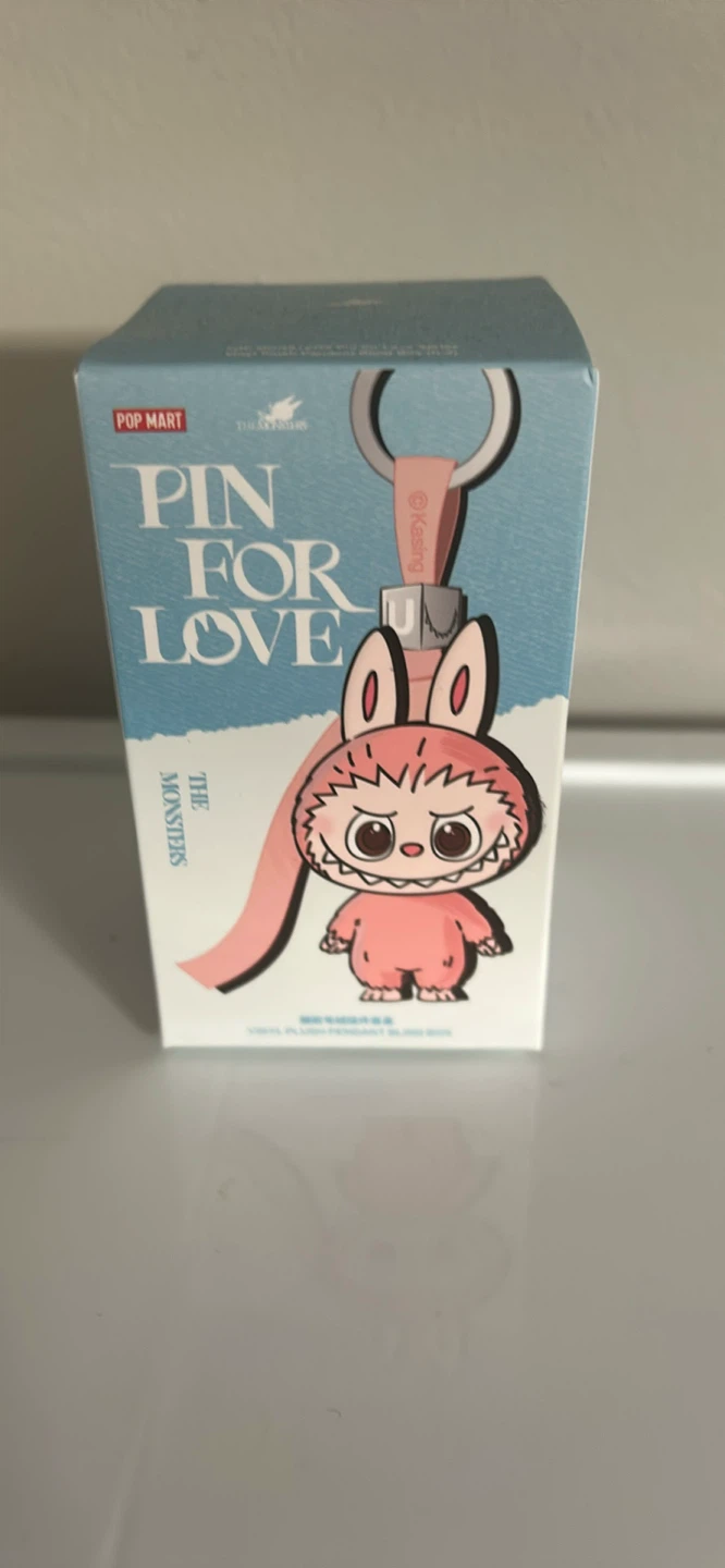 Pop Mart The Monsters Pin For Love Plush Pendant
