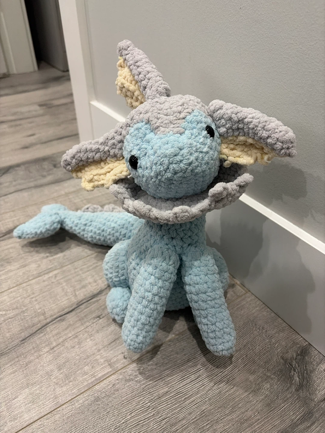 Handmade Crochet Vaporeon Plush - photo 2