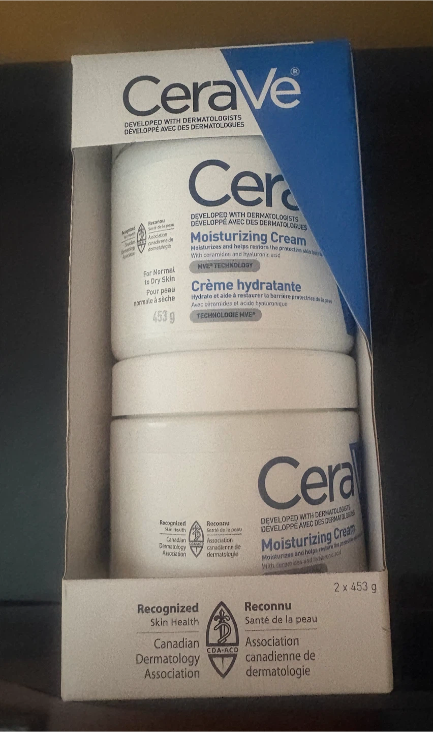 CeraVe Moisturizing cream (New) (includes 2 in pack, 453g each)