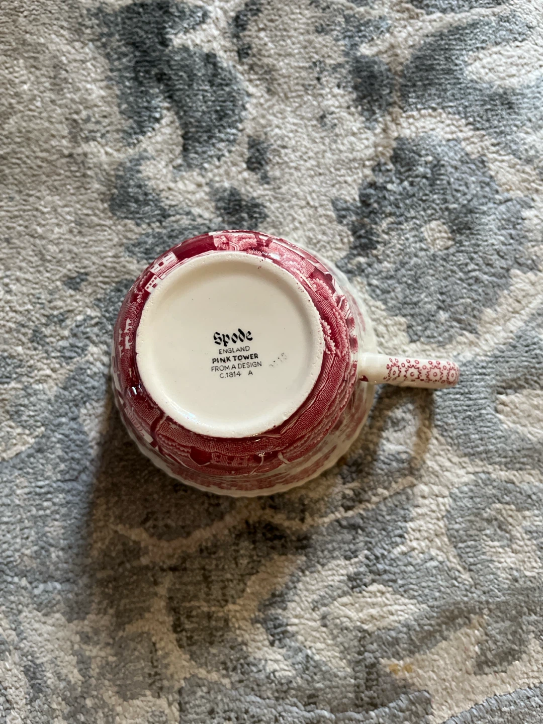 Spode Pink Tower Teacups and Saucers Set - photo 2