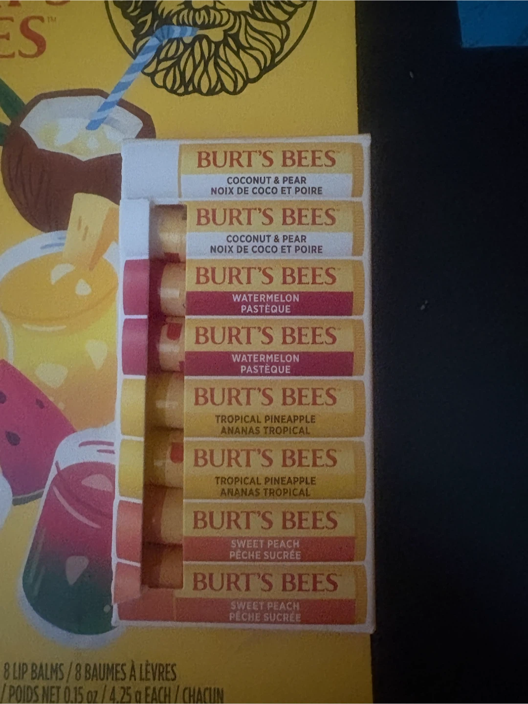 Burt’s Bees lip balm (New) (Includes 8)(Free) - photo 2