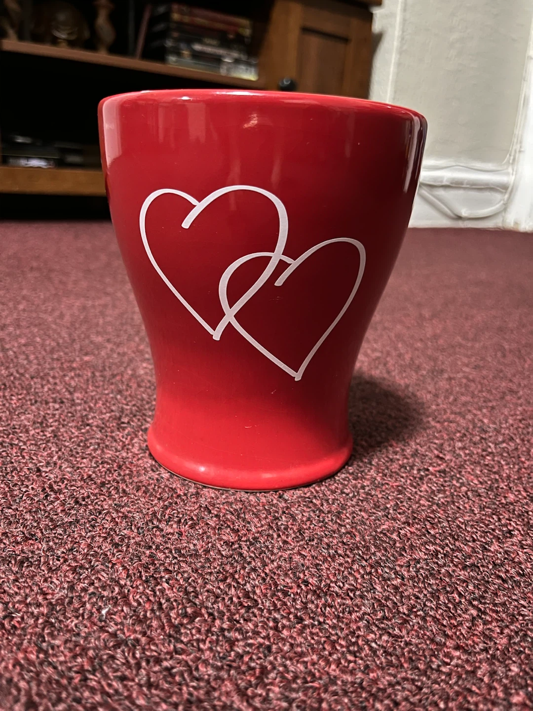Edible Arrangements Red Ceramic Heart Vase - photo 4