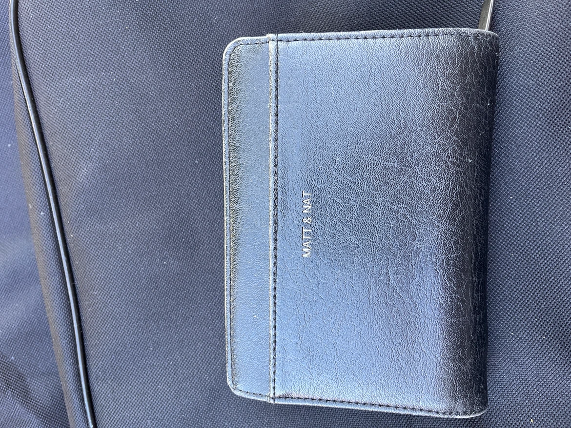Matt & Nat Black Leather Wallet
