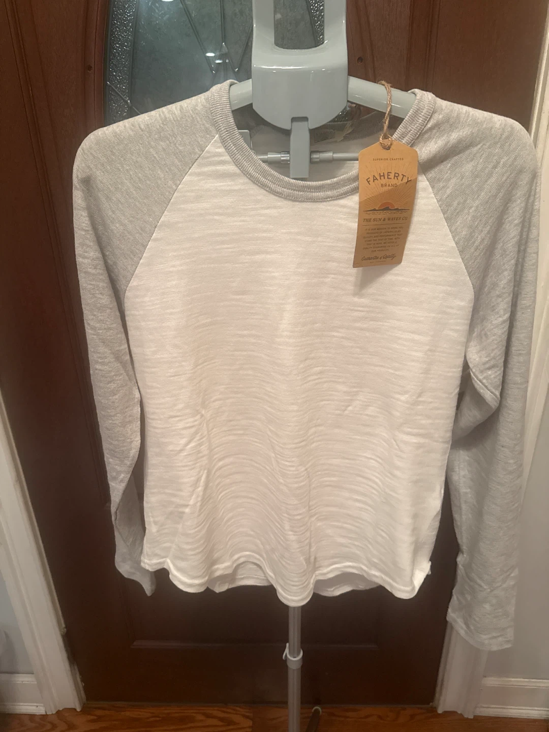 Faherty Brand Long Sleeve Baseball T-Shirt - photo 2