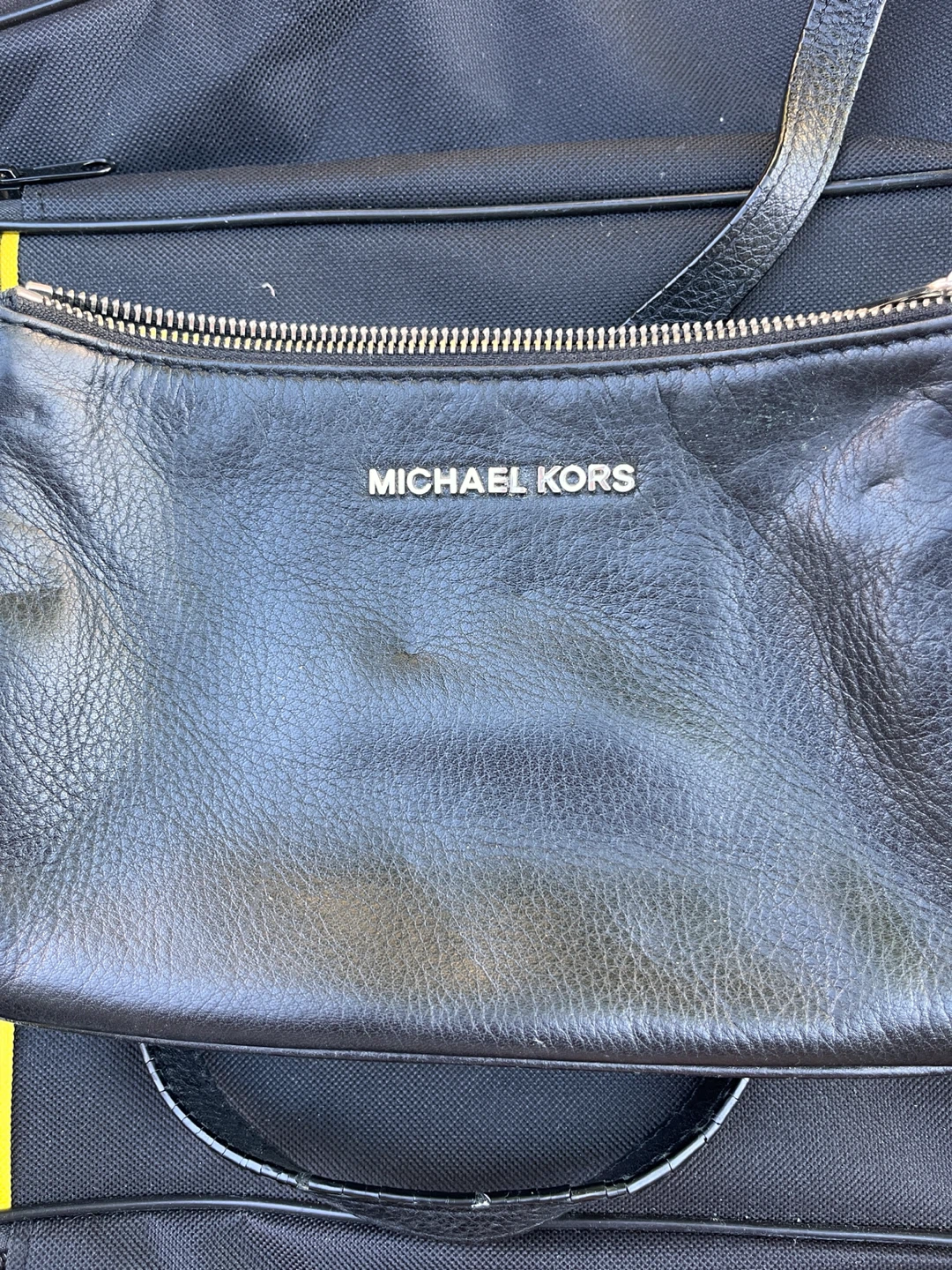Michael Kors Black Leather Crossbody Bag - photo 2