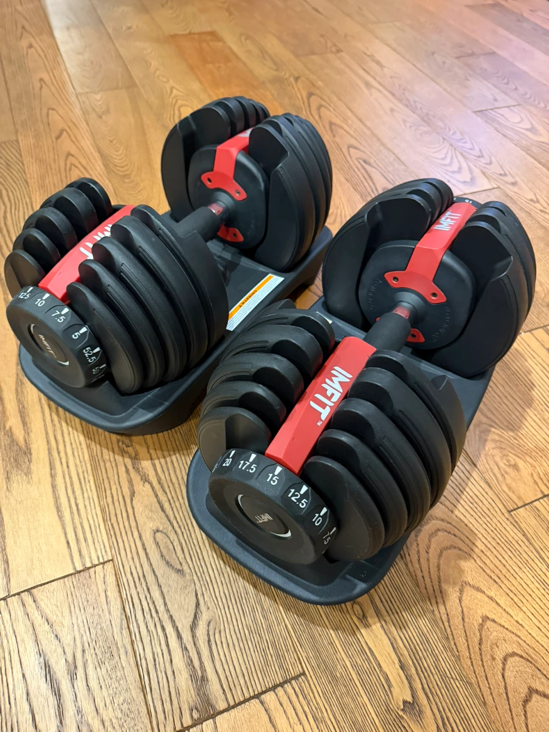 IMFit 5–52.5 lb Adjustable Dumbbell Set - photo 2
