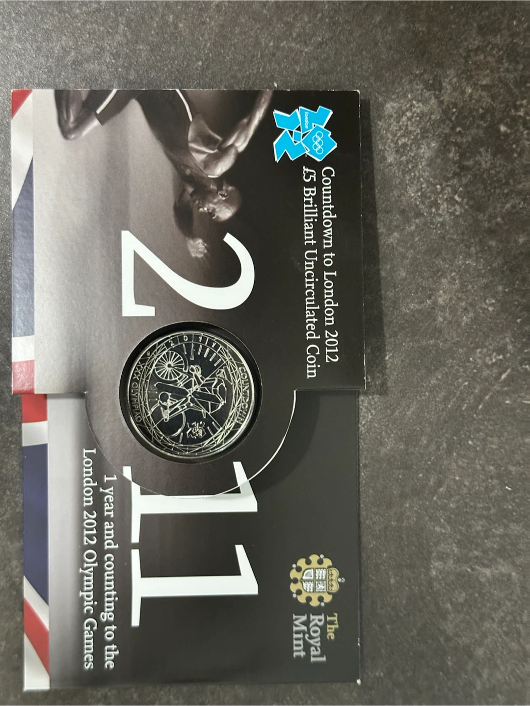 Royal Mint London 2012 Countdown £5 Coin