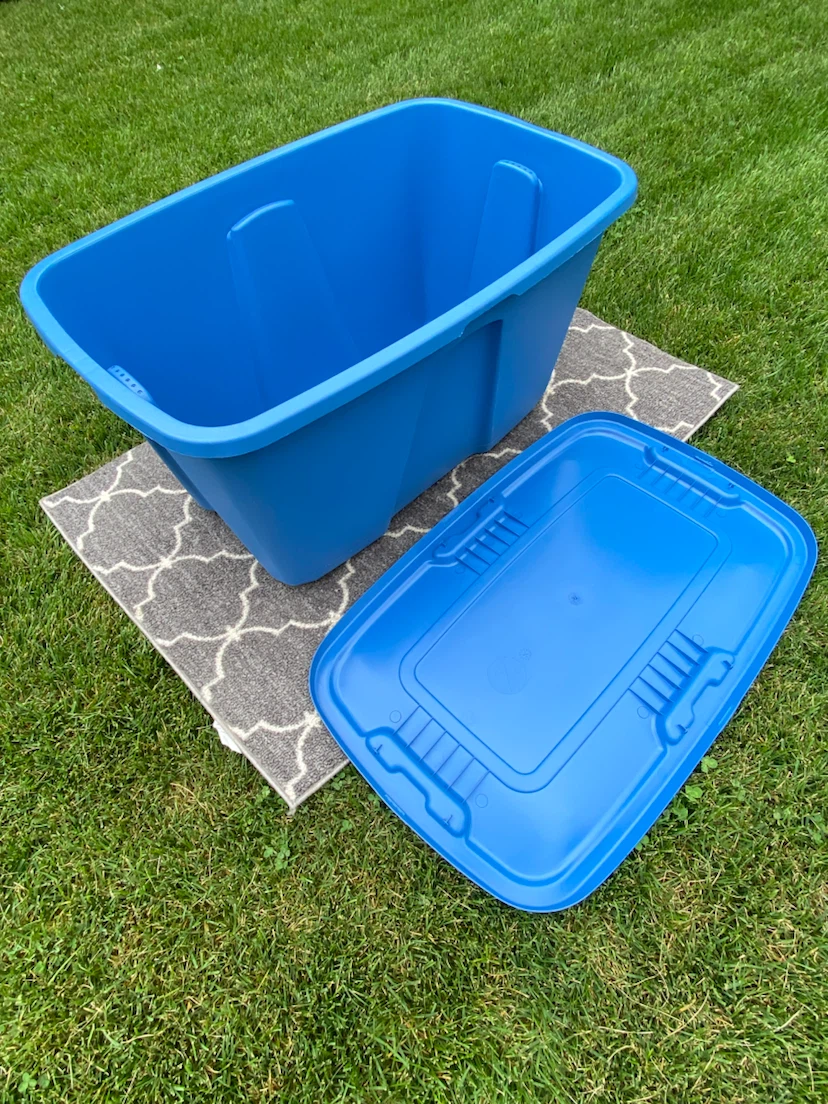 Tuff Store 121L Blue Storage Box
