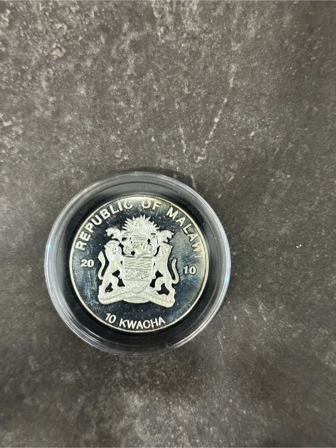 2010 Republic of Malawi 10 Kwacha Endangered Frogs Coin - photo 2