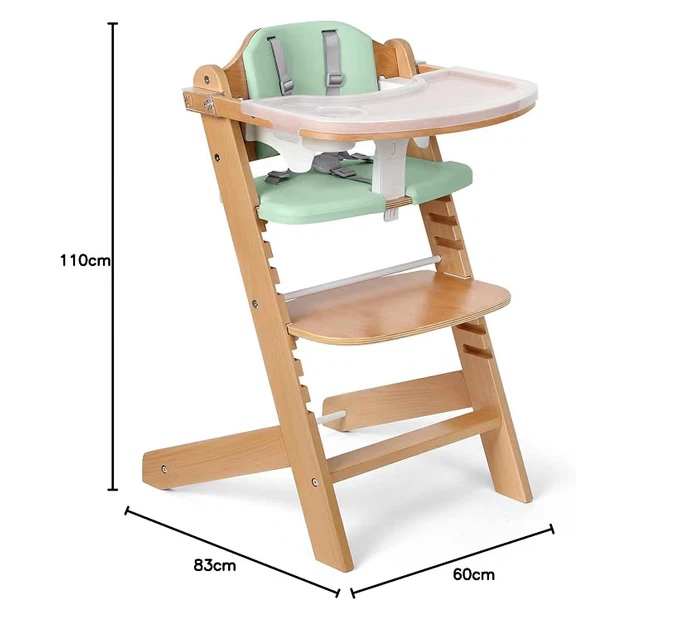 New Cowiewie 3-in-1 Convertible Wooden High Chair - photo 2