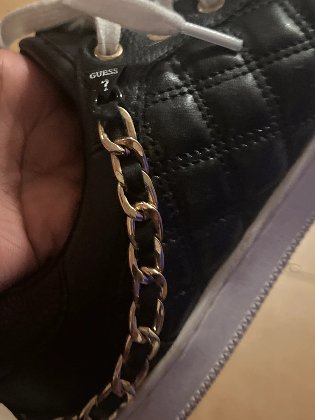 Guess Black Quilted Sneakers - photo 2