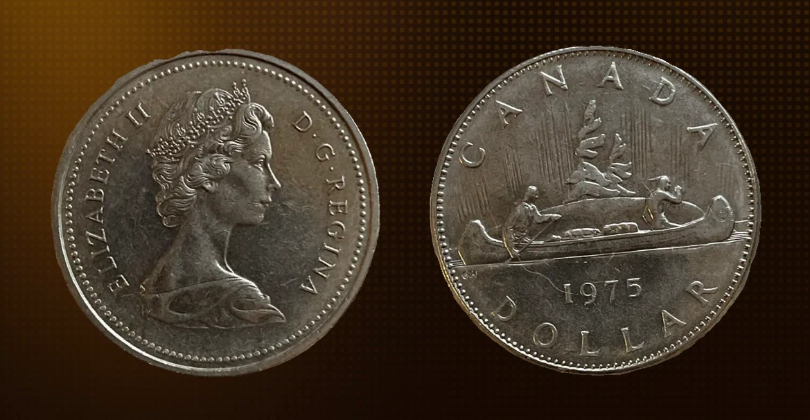 Set of 5 Canadian Voyageur and Commemorative Dollars