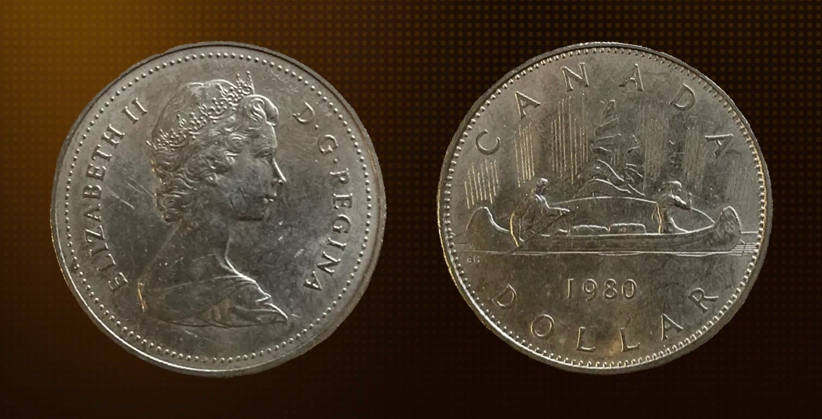 Set of 5 Canadian Voyageur and Commemorative Dollars - photo 4