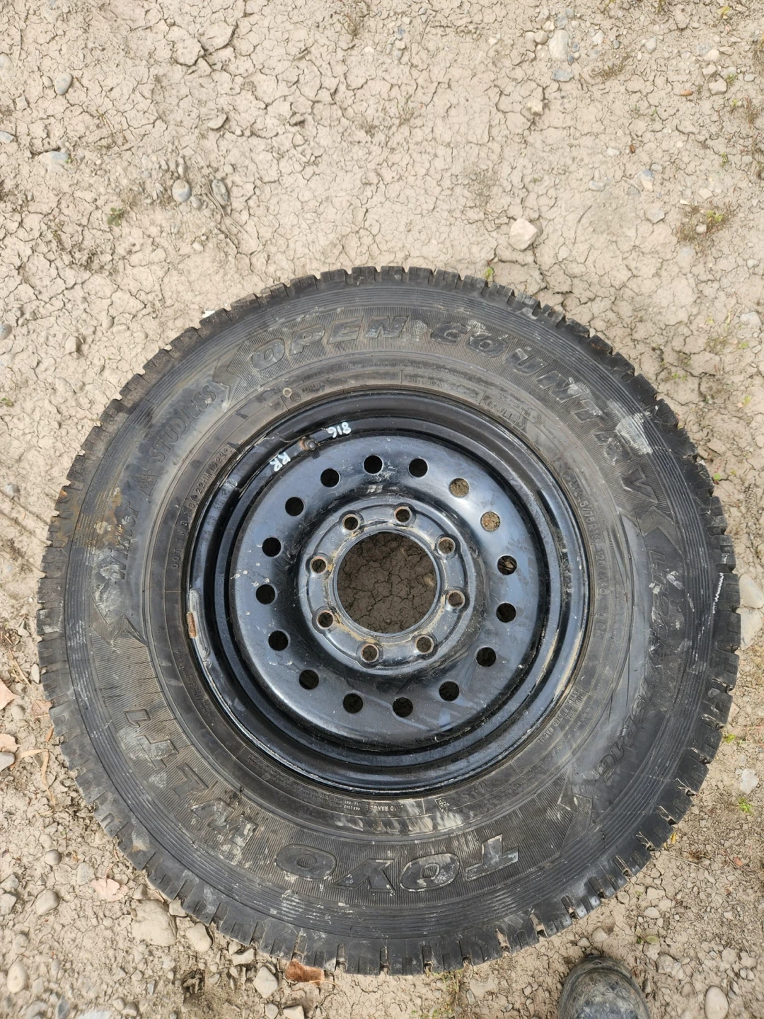 Set of 4 Toyo Open Country Tires on Steel Rims