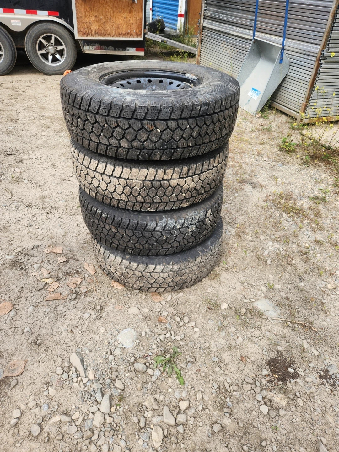 Set of 4 Toyo Open Country Tires on Steel Rims - photo 2