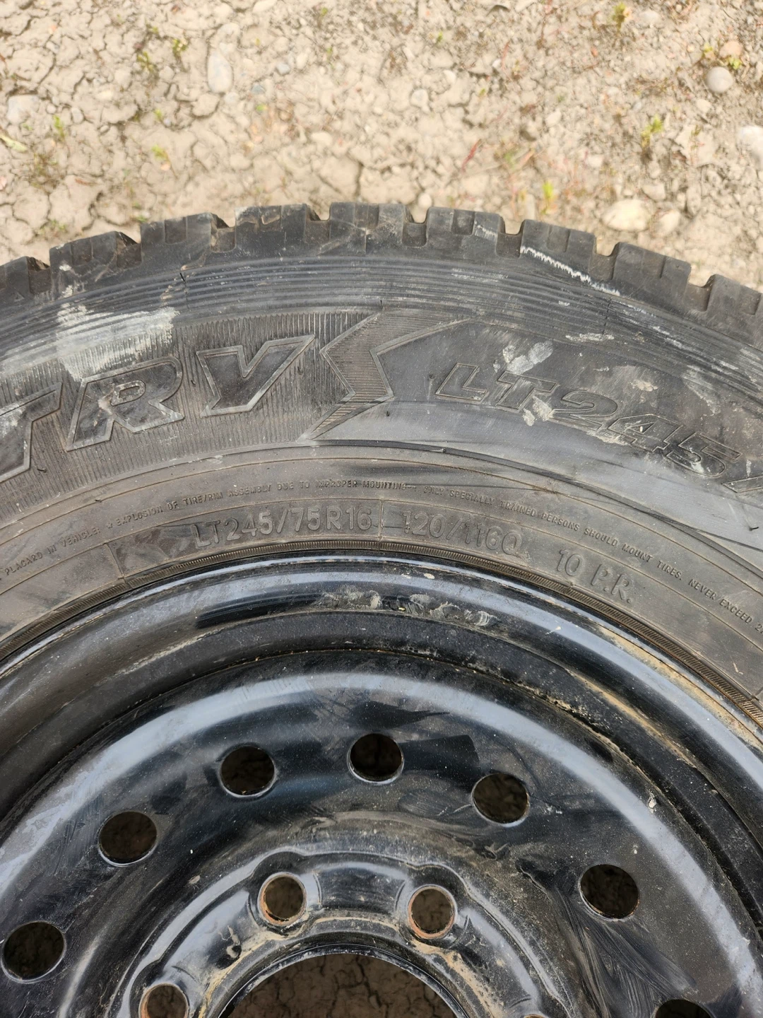 Set of 4 Toyo Open Country Tires on Steel Rims - photo 3