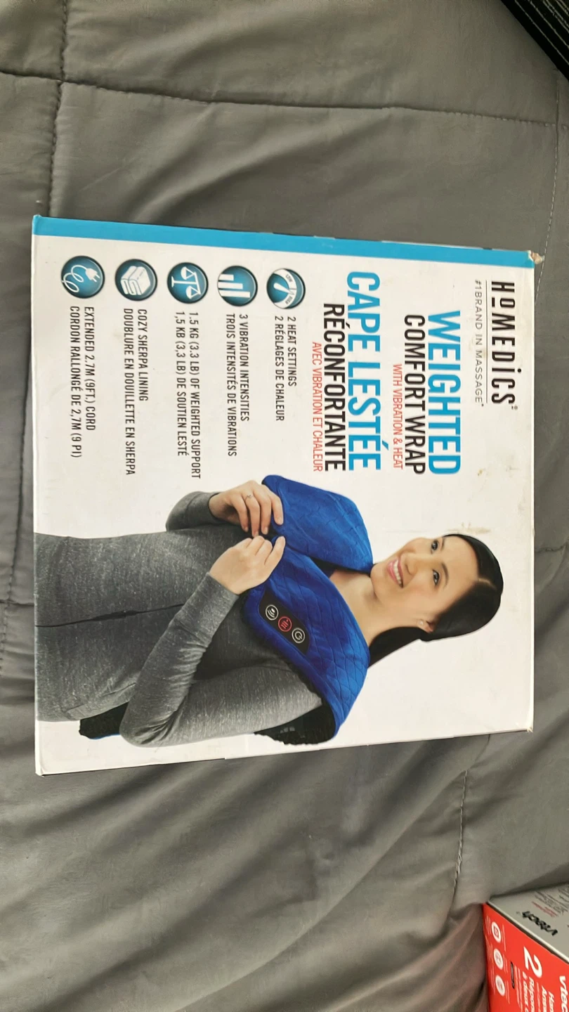 HoMedics Weighted Comfort Wrap with Vibration & Heat - photo 3