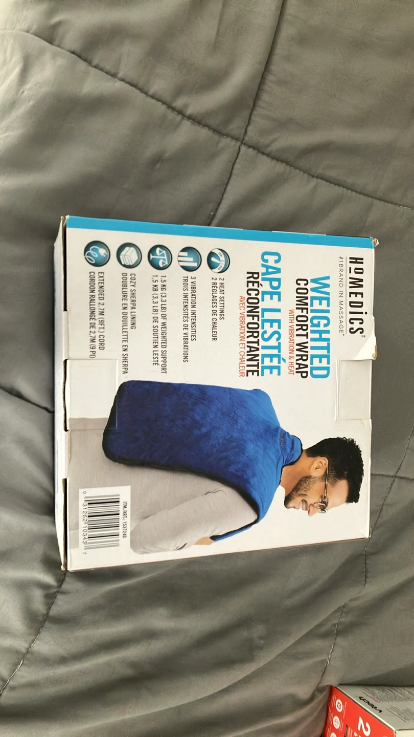 HoMedics Weighted Comfort Wrap with Vibration & Heat - photo 5