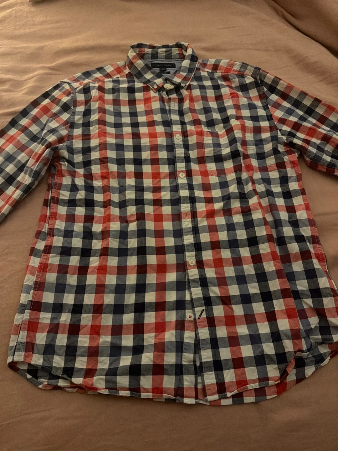 Tommy Hilfiger Slim Fit Plaid Shirt XL