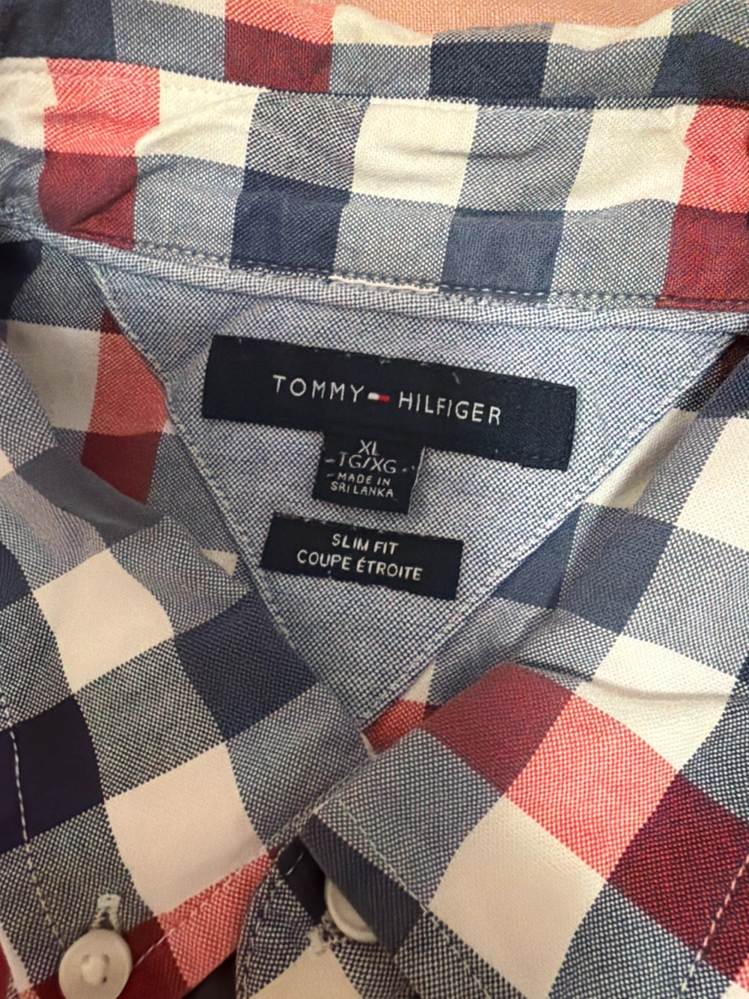 Tommy Hilfiger Slim Fit Plaid Shirt XL - photo 2