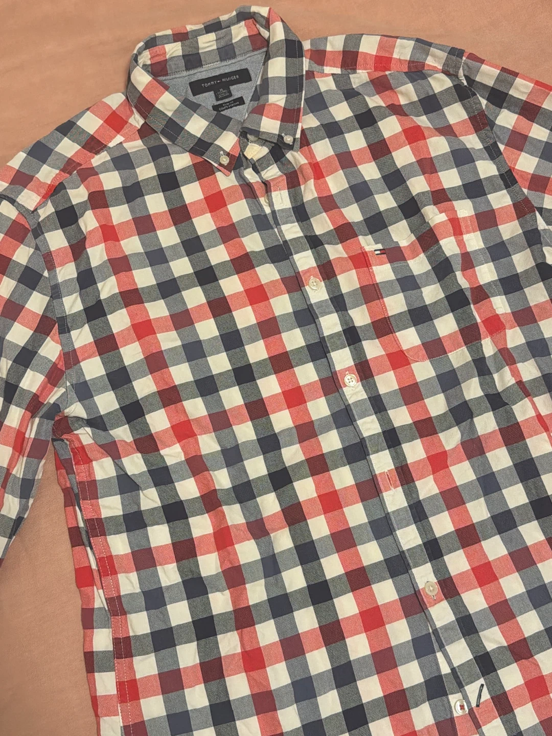 Tommy Hilfiger Slim Fit Plaid Shirt XL - photo 3