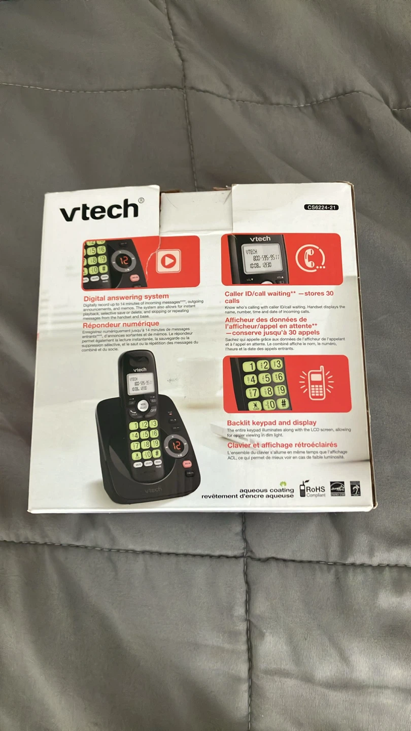 VTech Cordless Answering System with Caller ID - photo 2