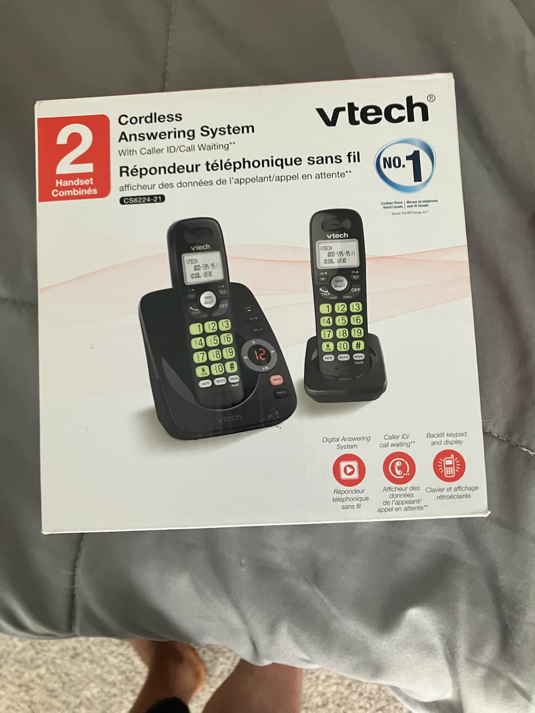 VTech Cordless Answering System with Caller ID - photo 4