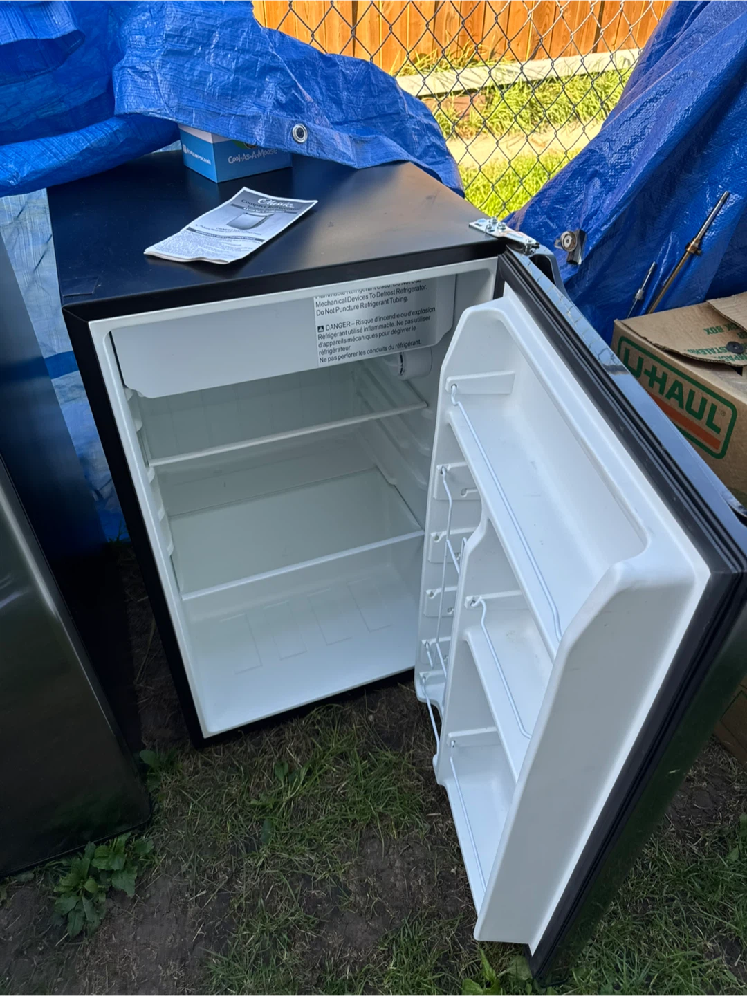 Classic Stainless Steel Compact Refrigerator - photo 2