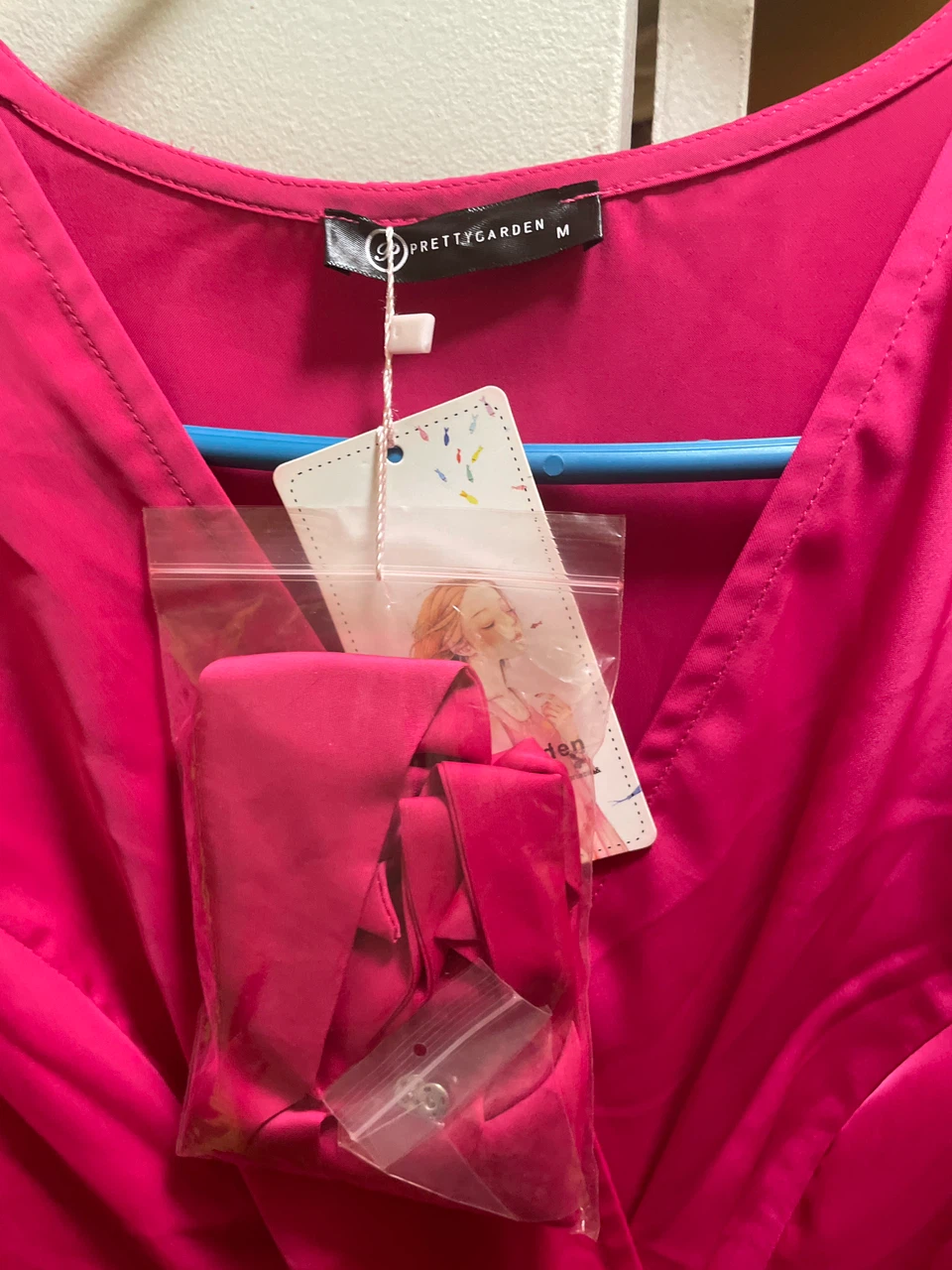 PRETTYGARDEN Hot Pink Maxi Dress - photo 2