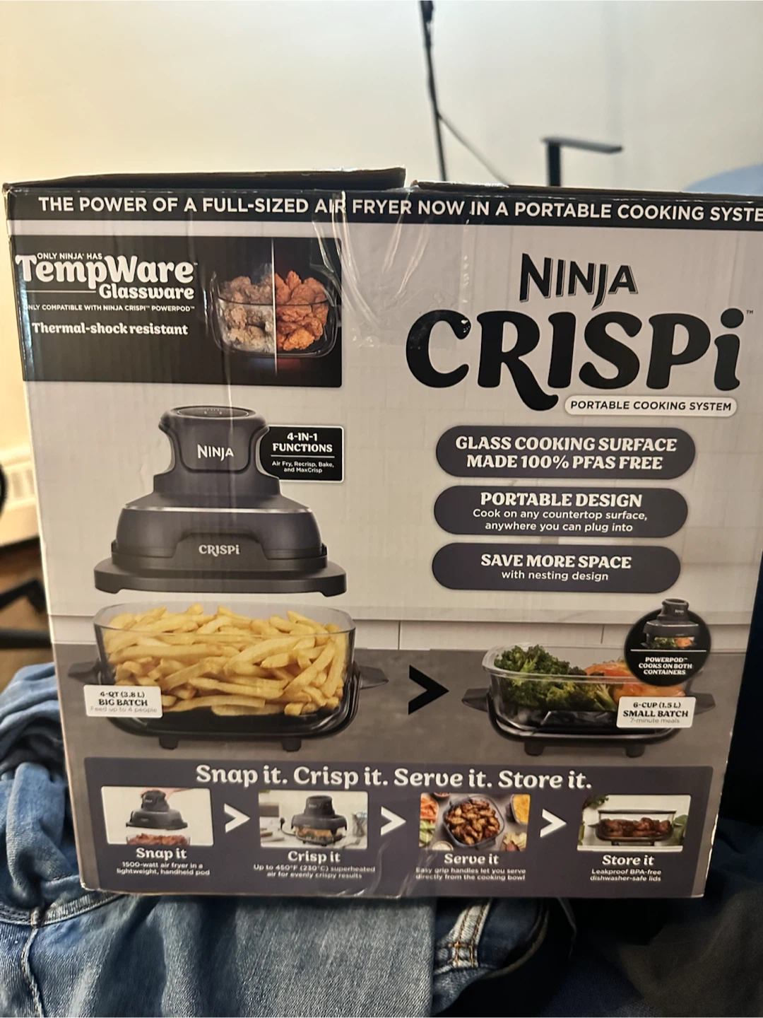 Ninja Crispi Portable Cooking System Air Fryer