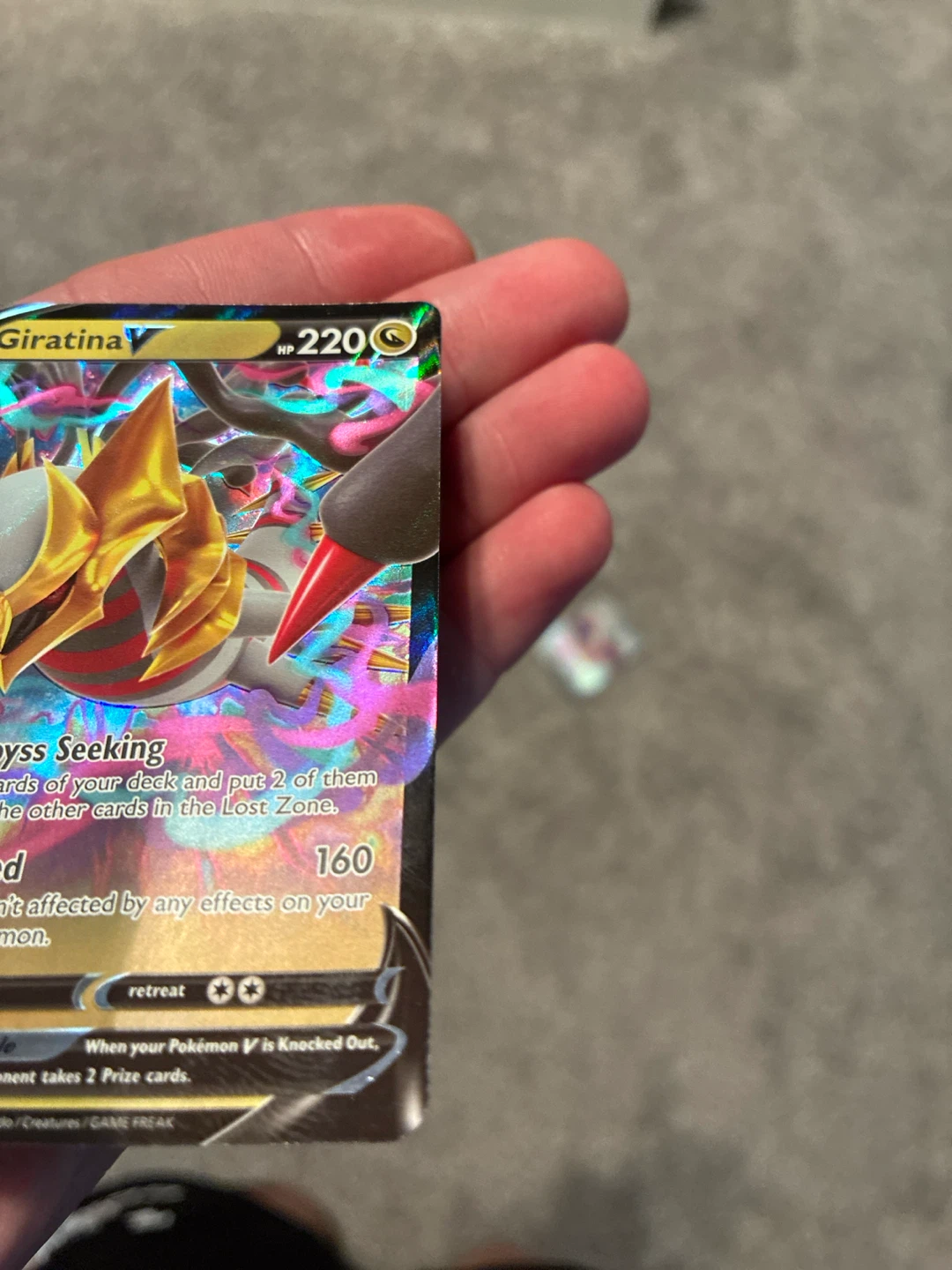 Pokémon Giratina V Trading Card - photo 3