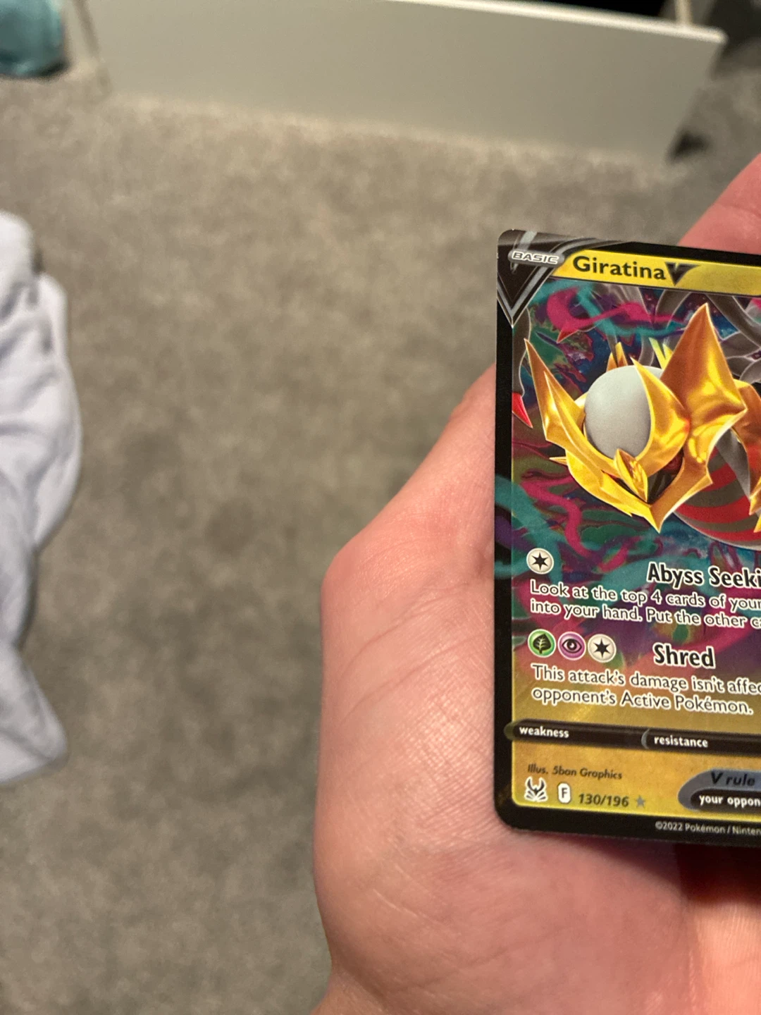 Pokémon Giratina V Trading Card - photo 4