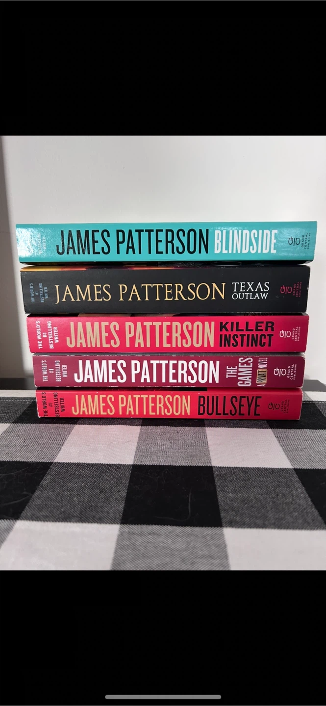5 James Patterson Books