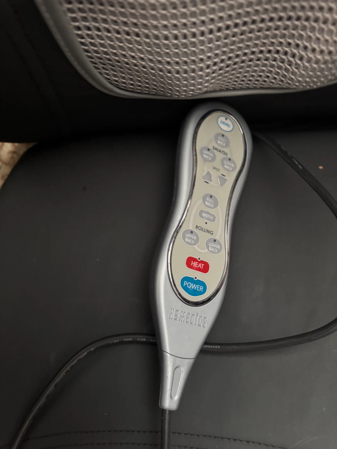 Homedics Heat and Massage Cushion with Remote - photo 3