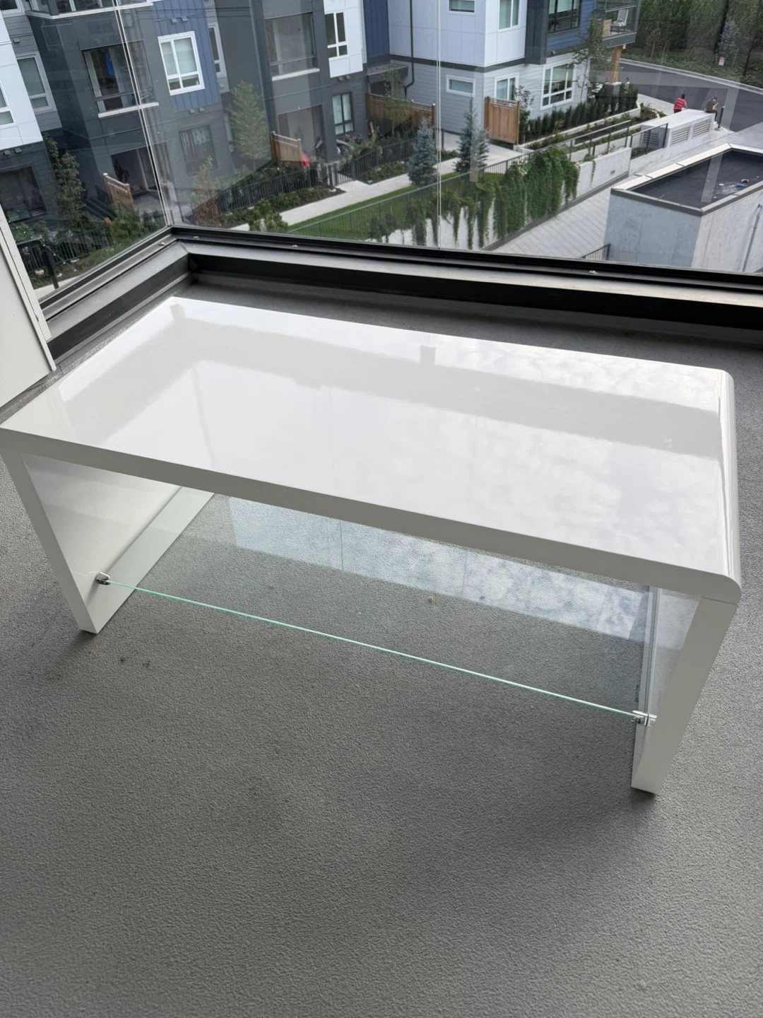 White coffee table