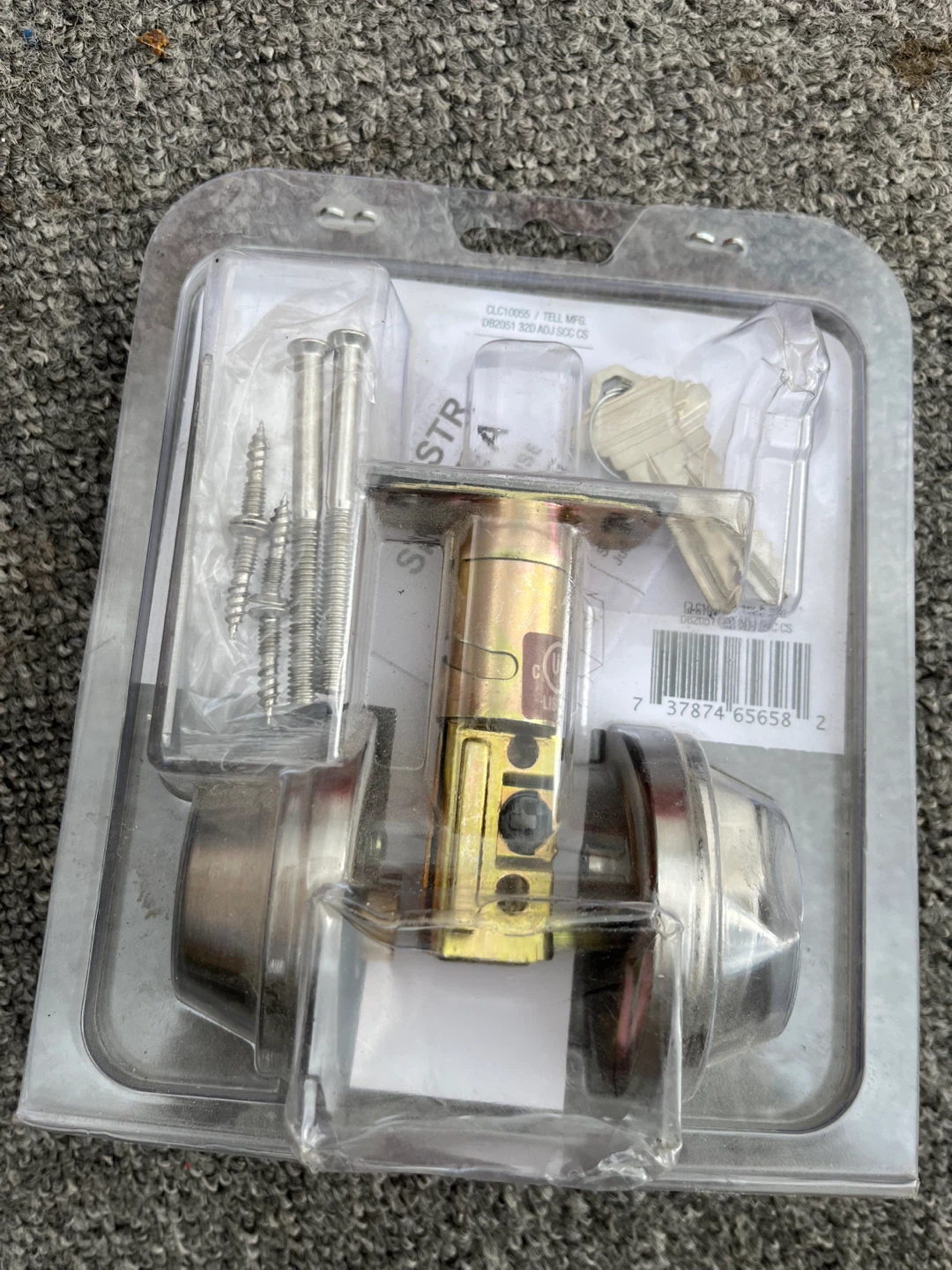 Tell Commercial Single Cylinder Deadbolt - photo 2