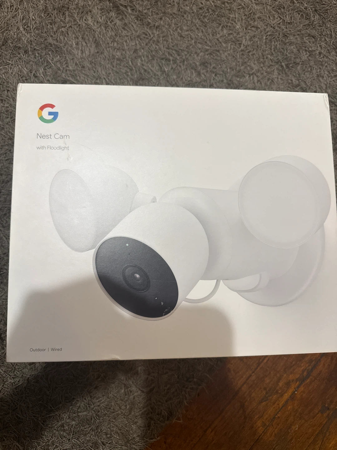 Google Nest Cam with Floodlight Outdoor Wired
