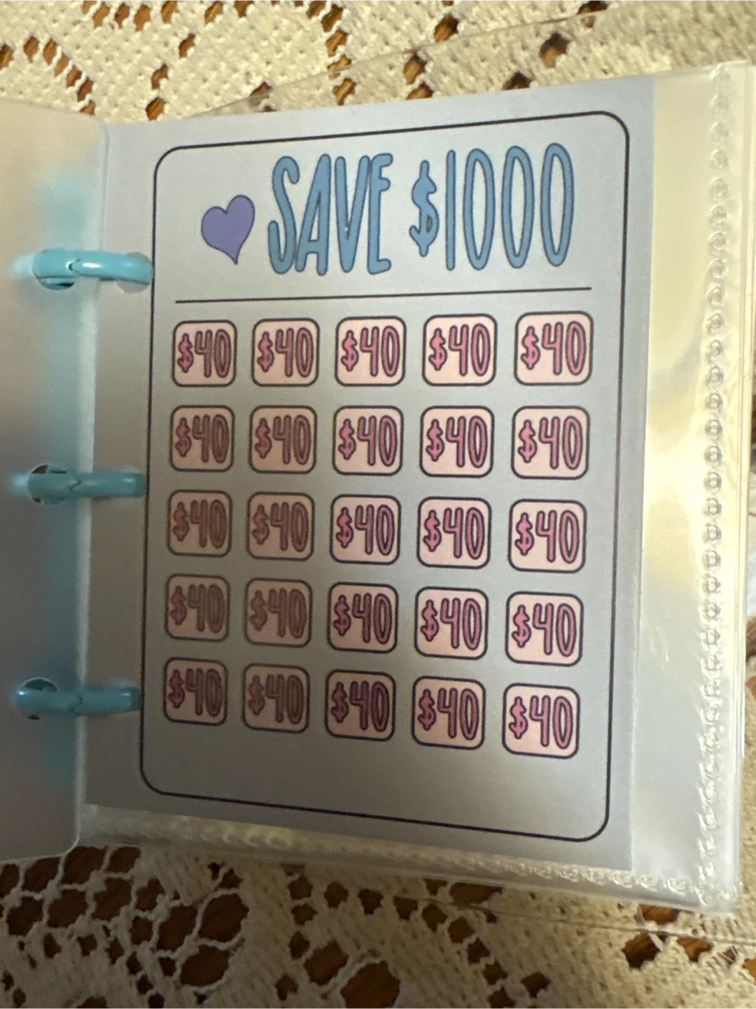 Mini Binder Savings Challenge - photo 3