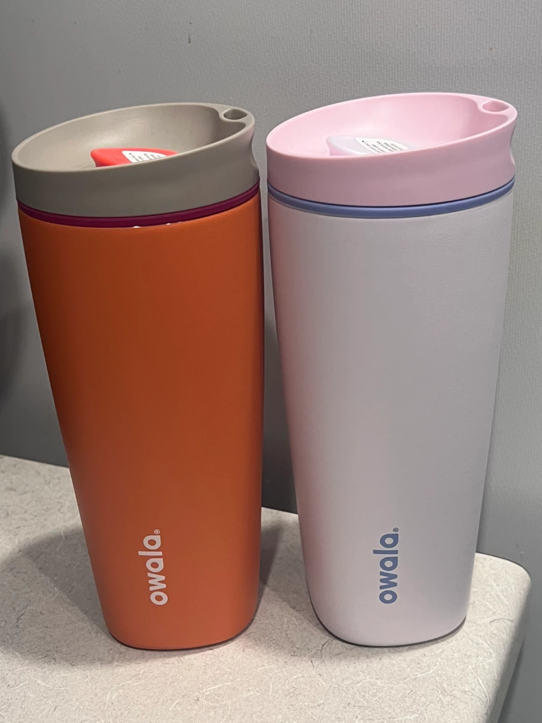Owala Smooth Sip 20oz Travel Cups, brand new