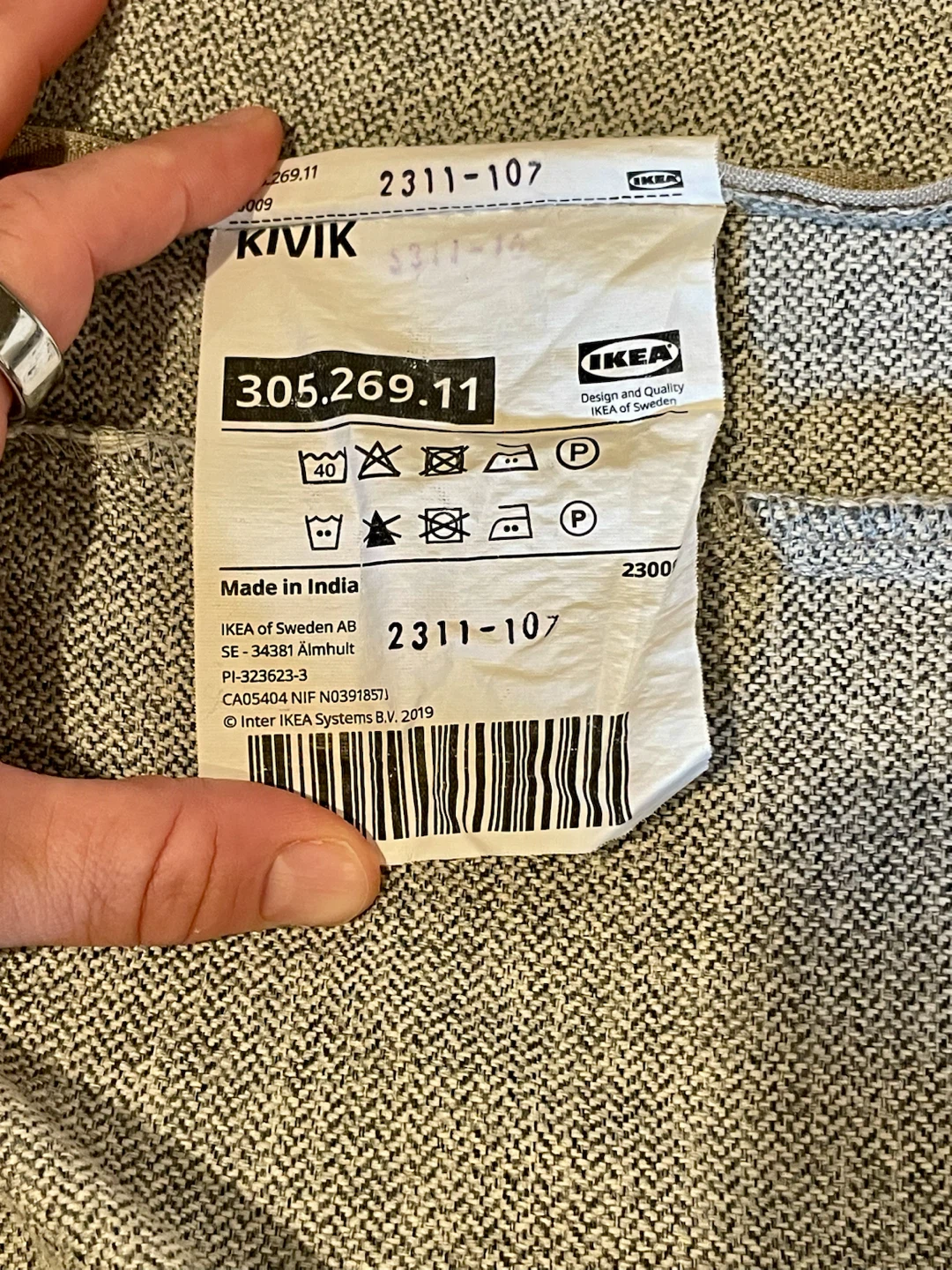 Comfy IKEA 3-Seater Kivik Sofa - photo 5