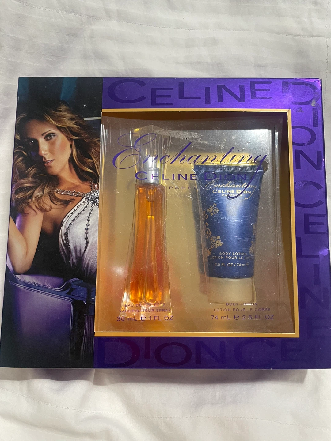 NEW! Celine Dion Enchanting Perfume and Body Lotion Gift Set