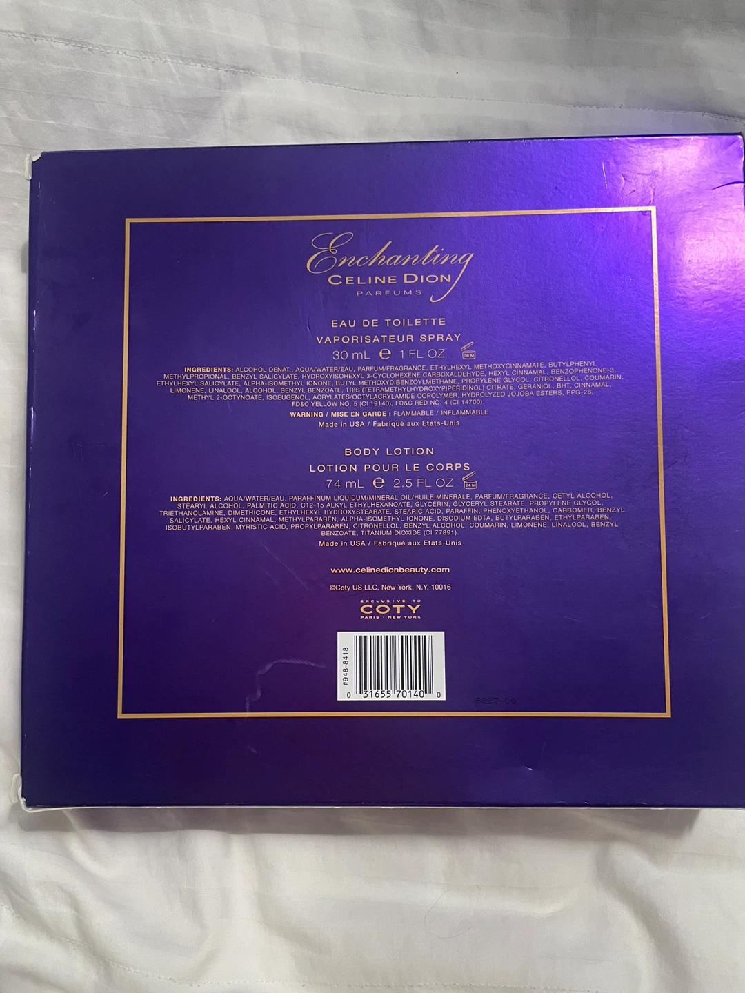 NEW! Celine Dion Enchanting Perfume and Body Lotion Gift Set - photo 2