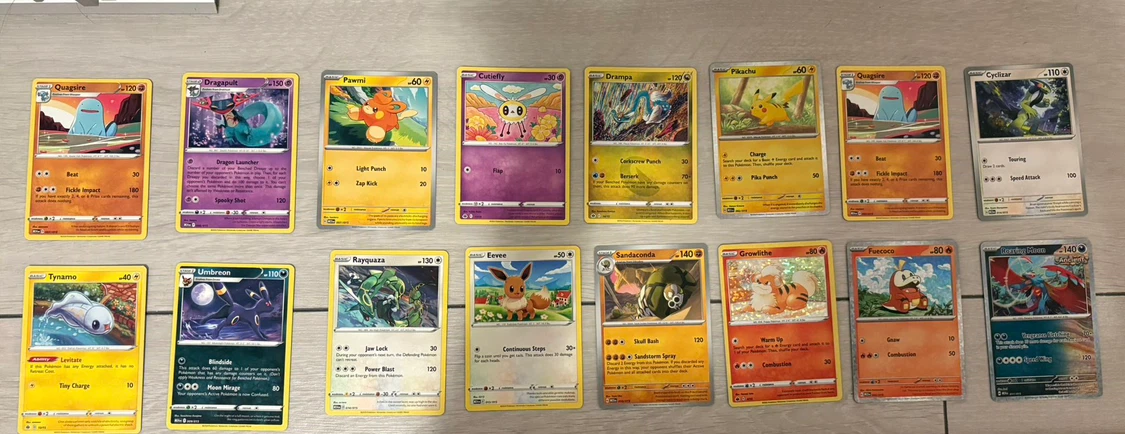 Assorted Pokemon Trading Card Collection