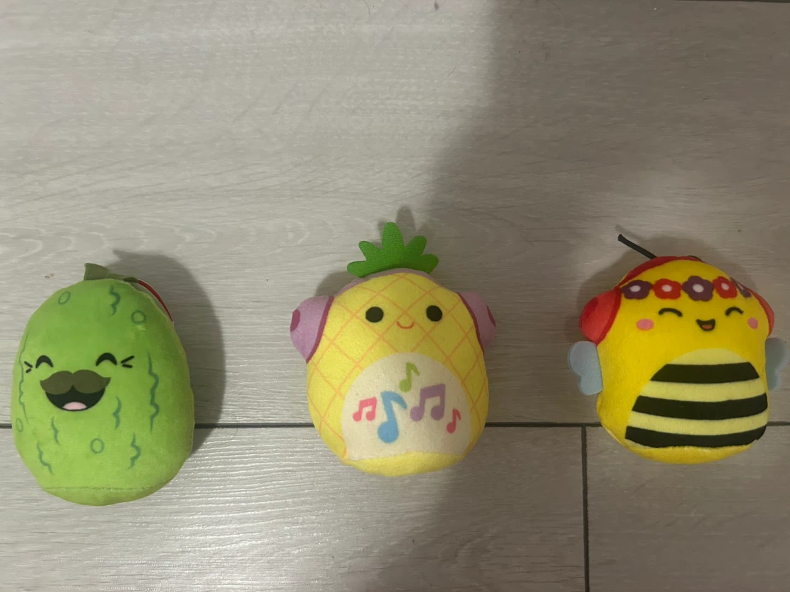 Set of 3 Squishmallows Plush Toys