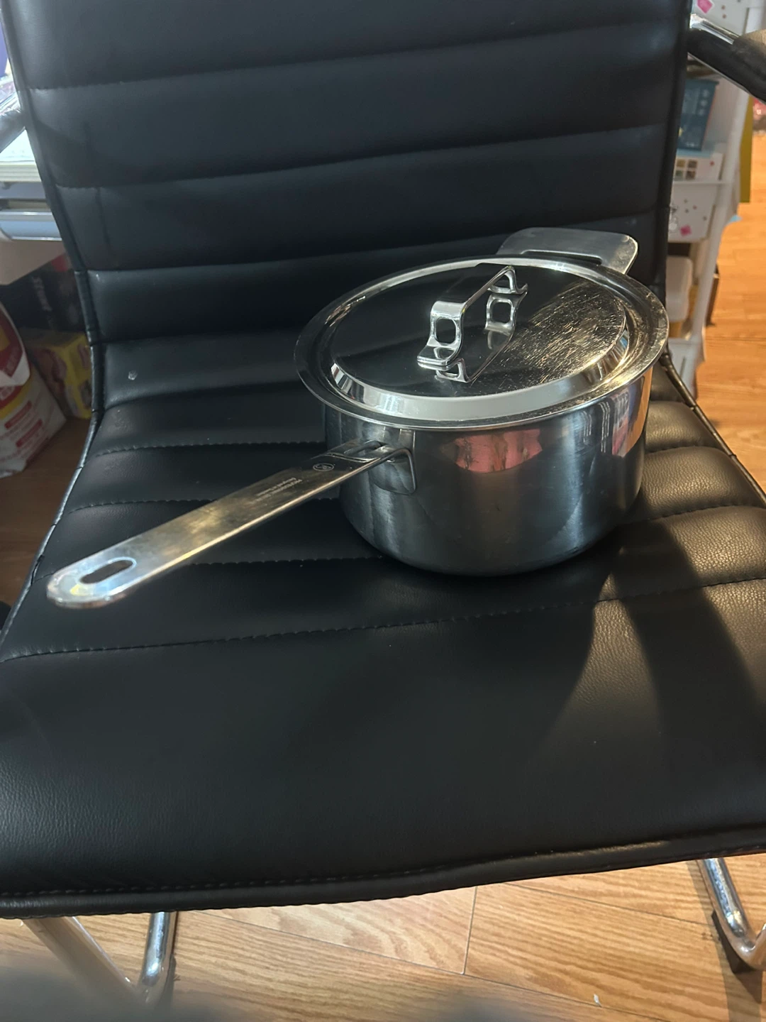 Stainless Steel Saucepan with Lid 10.5inch - photo 2