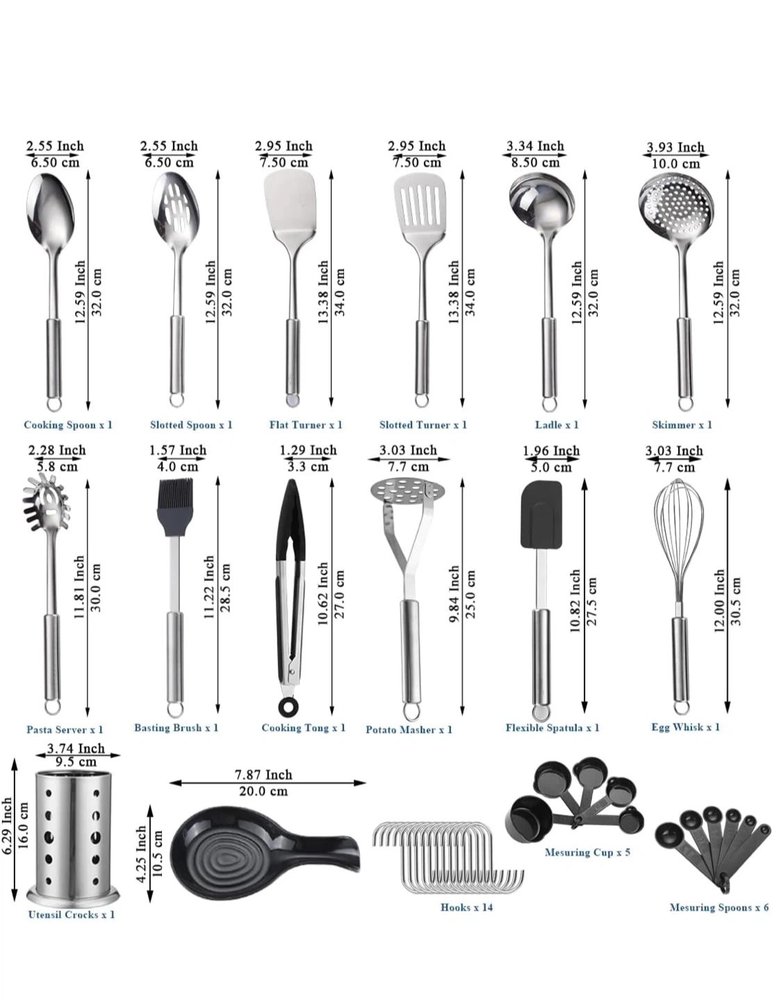 Brand New 39pieces Kitchen Utensils Set High Quality - photo 2